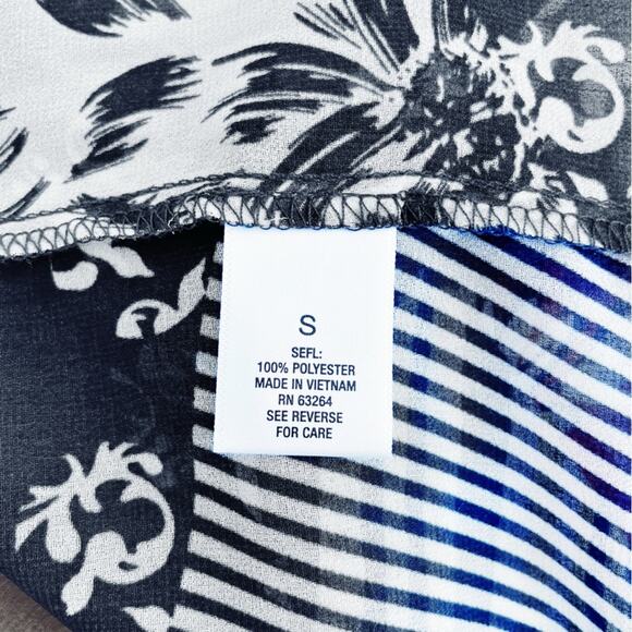 Roz & Ali Colorful Patchwork Kimono Size Small EUC - Picture 10 of 11